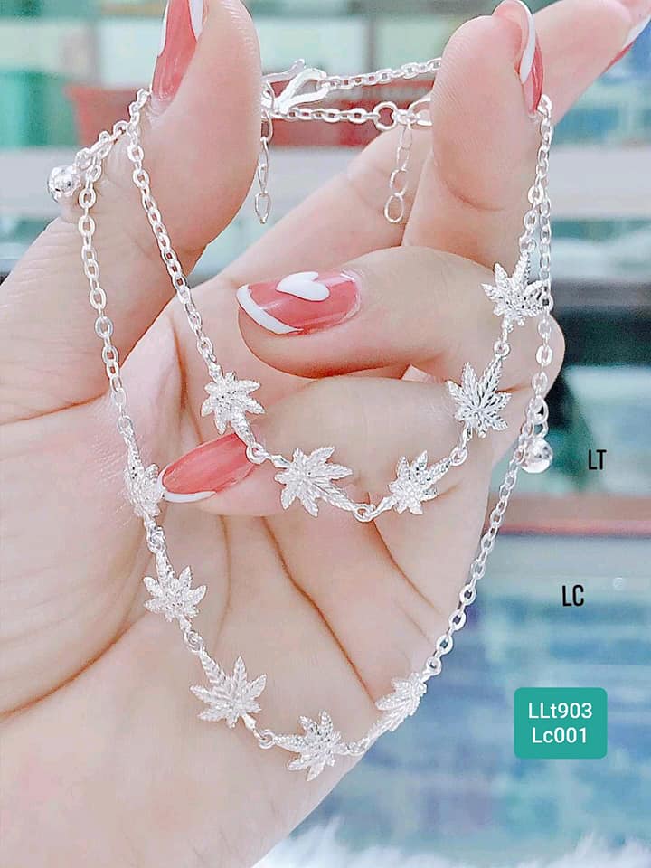 Combo lắc tay & lắc chân lá phong